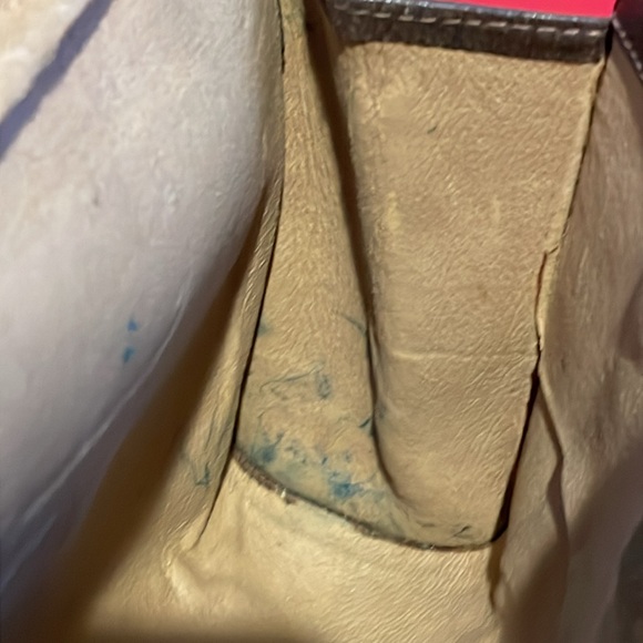 AUTHENTIC VINTAGE GUCCI PVC/LEATHER CLUTCH - Picture 7 of 16